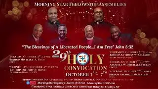29th Holy Convocation Bishop Dwight Dove