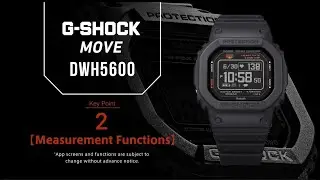 G-SHOCK MOVE DWH5600 Tips movie 02 -Measurement Functions
