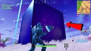 MYSTERIOUS PURPLE CUBE in Paradise Palms! - Fortnite: Battle Royale