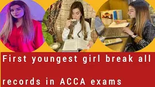 Zara Naaem Daar broke all ACCA Records -has been awarded pride of Pakistan also teaches  💄 tutorial