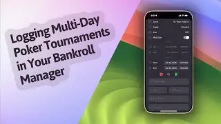 How to Log Multi-Day MTT's with Your Bankroll Tracker