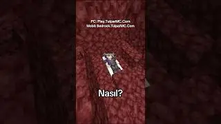 Minecrafta sunucumda ilgin&ccedil; olay #Minecraft #sunucu #mobil #bedrock #java