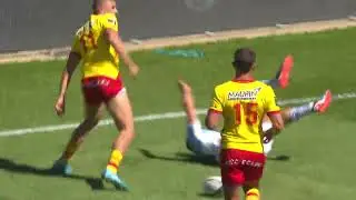 TOP 14 - Essai de Alistair CROSSDALE (USAP) - Aviron Bayonnais &ndash; USA Perpignan
