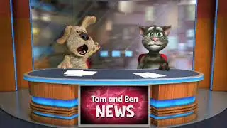 Talking tom & ben news review! (But video) #Talkingtomandbennews #talkingtom #News #meme #fight 