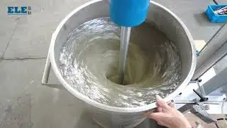 EBF-5.5 Pneumatic Lifting Disperser Factory Testing for Ghana Client