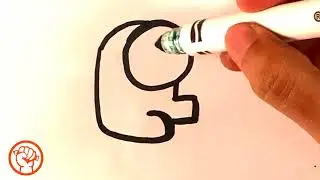 How to Draw Among Us - Mini Crewmate - Easy Pictures to Draw