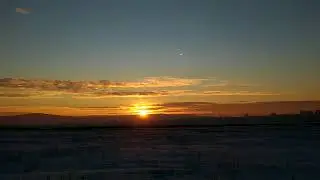 29.01.2018, Apus de soare filmat intreg