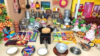 Miniature Dry Biscuit & Milk Shake Cake || Britania Thin & Milk Cream Cake || Miniature Cake Recipe