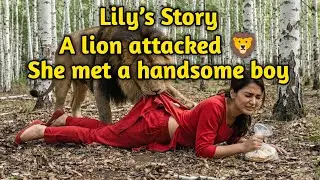 Lily&rsquo;s StoryA lion attacked 🦁She met a handsome boy |#englishstory #unitedstates 