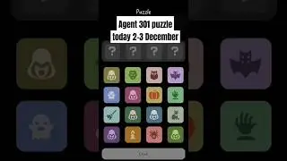 Agent 301 puzzle today #trendingshorts #agent301 #games #gamer #puzzle #gaming