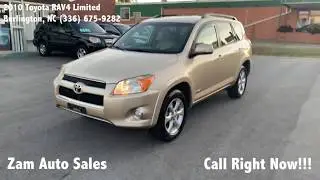 Used 2010 Toyota RAV4 Limited-  ZAM Auto Sales, LLC., 910 S. Church St. Burlington NC 27215, $10590