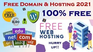 Free Domain and Hosting 2021 !! 100% Free 😋😋