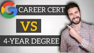 NEW Google Career Certificates // Can it REPLACE a 4-Year Degree??
