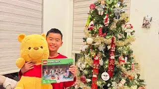 Christmas present opening 