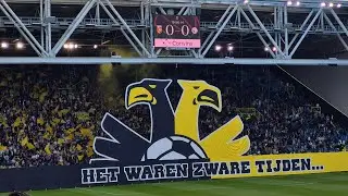 Prachtige sfeeractie van Vitesse tijdens de laatste wedstrijd van 24/25.