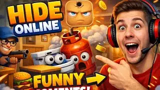 Funny😂 + Mastermind Gameplay 🔥#HideOnline#HideOnlineGame#FunnyGaming#MobileGaming#GamingShorts