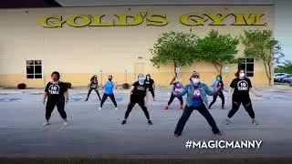 Dancing at Gold&rsquo;s Gym Fiesta Trails ~ &lsquo;Mask, Gloves, Soap, Scrubs&rsquo; 💃 #MagicManny #Dance #Zumba