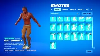ALL TRAVERSAL ICON SERIES & TIKTOK EMOTES IN FORTNITE!