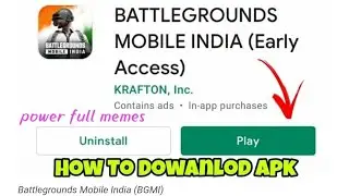 #BGMI #easlyaccess#bgmlove how to download indian pubg ||bgm early access download||real bgmi ||😅😘
