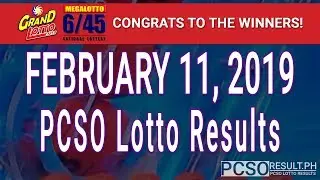 PCSO Lotto Result Today February 11, 2019 (6/55, 6/45, 4D, Swertres, STL & EZ2)