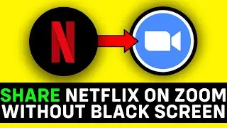 WORKING 2026! How to Share Netflix on Zoom Without Black Screen