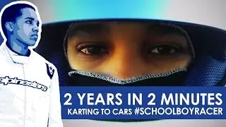 2 years in 2 minutes: karting to cars story of a 16 year old racing driver | #SchoolboyRacer