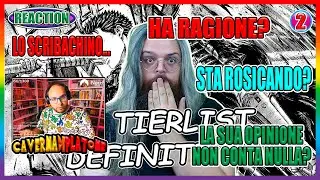cavernadiplatone REACTION LoScribacchino HA RAGIONE O STA ROSICANDO? TOP10 MANGA Classifica SERIA #2