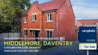 Modern Four Bedroom Detached House On The Popular Development Of Middlemore, Daventry.