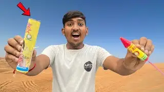 Rocket placed on top of SkyShot &ndash; What will happen now? | Diwali Experiment 2025 | Dangerous Crac...