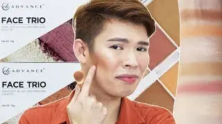 GRABE NAMAN THIS!!! EB ADVANCE FACE TRIO REVIEW AND SWATCHES | Kenny Mananalad