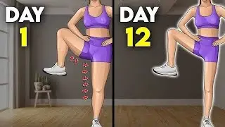 10min Inner thigh burn | Get thigh Gap in 2 weeks | No jumping (100% Result) Best exercise at home🔥