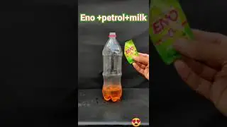 Eno experiment।petrol experiment।eno+petrol #shorts #petrol
