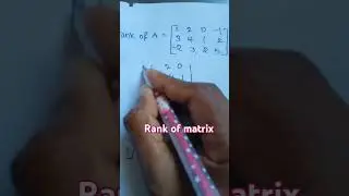 easy trick to find rank of matrix in Telugu #matrix #maths tricks #dsc SA MATHS