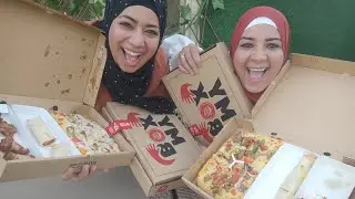اخر تحدى لينا💃تحدي أكل 4بوكس بيتزا 😓  والعقاب السبع لفات 🤭 ضد @iM.SPEED_1