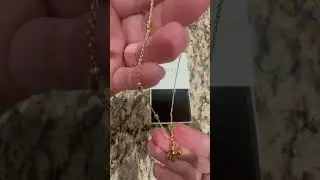 Review on Bubble Letter Necklace 14K Gold