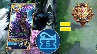 BRODY  FAST FARM NEW EMBLEM ( One shot 🤯) Brody Top 1 Global Gameplay