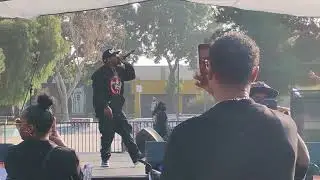 2025 Saturday December 13th Little Eazy E performing at Wilson Park Compton Ca 