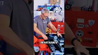 Dad built a giant Lego kart for his kids 😳🏎️