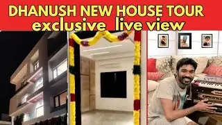 Live video Dhanush new house warming | family celebration mood.