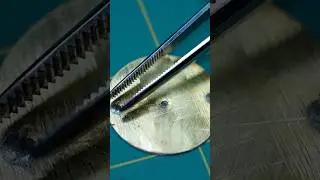 DIY Watch Dial | From Sticky Notes & #Brass #lasercutting #soldering #screenprinting