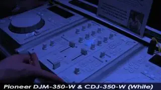 Pioneer CDJ-350-W & DJM-350-W (White) | agiprodj.com - NAMM 2011