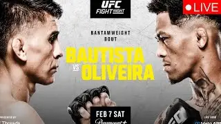 UFC VEGAS 113: BAUTISTA VS. OLIVEIRA | FIGHT COMPANION | PLAY BY PLAY