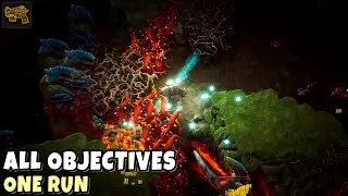Completing all Objectives with Beam Weapons | Deep Rock Galactic Survivor