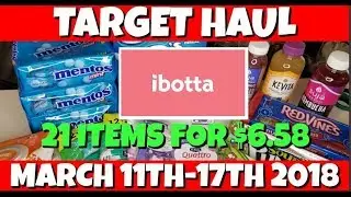 Awesome Target Ibotta Haul 21 Items for $6.58 March 11th-17th 2018