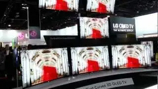 CES 2013 LG 3D OLED TV