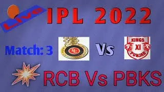 Live IPL 2022 ll BANGALORE VS PUNJAB II CricEver