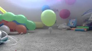 Inflating balloon non pop