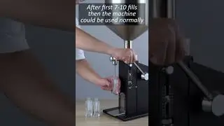 How to use manual paste liquid filling machine A03 5 55ml pro