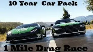 Forza 6 - 10 Year Car Pack - 1 Mile Drag Race - Stock