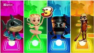 Tiles Hop Gameplay 🎵 | Funny Characters & Colorful Music Tiles Challenge